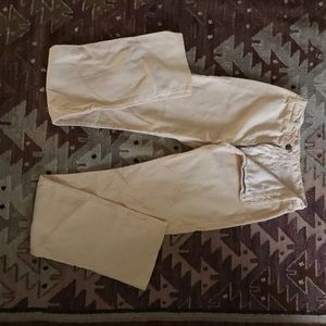 Vintage Adolphe LaFont corduroy ivory jeans